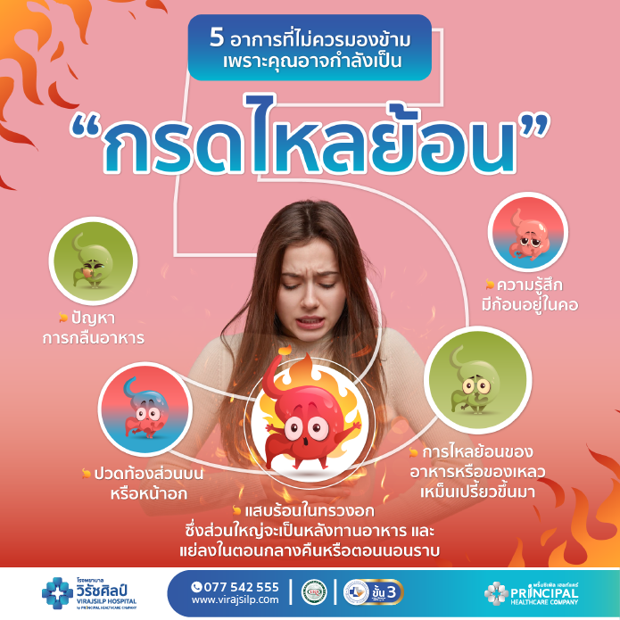 5 สัญญาณเตือนที่บ่งบอกว่า คุณกำลังเป็น “กรดไหลย้อน”