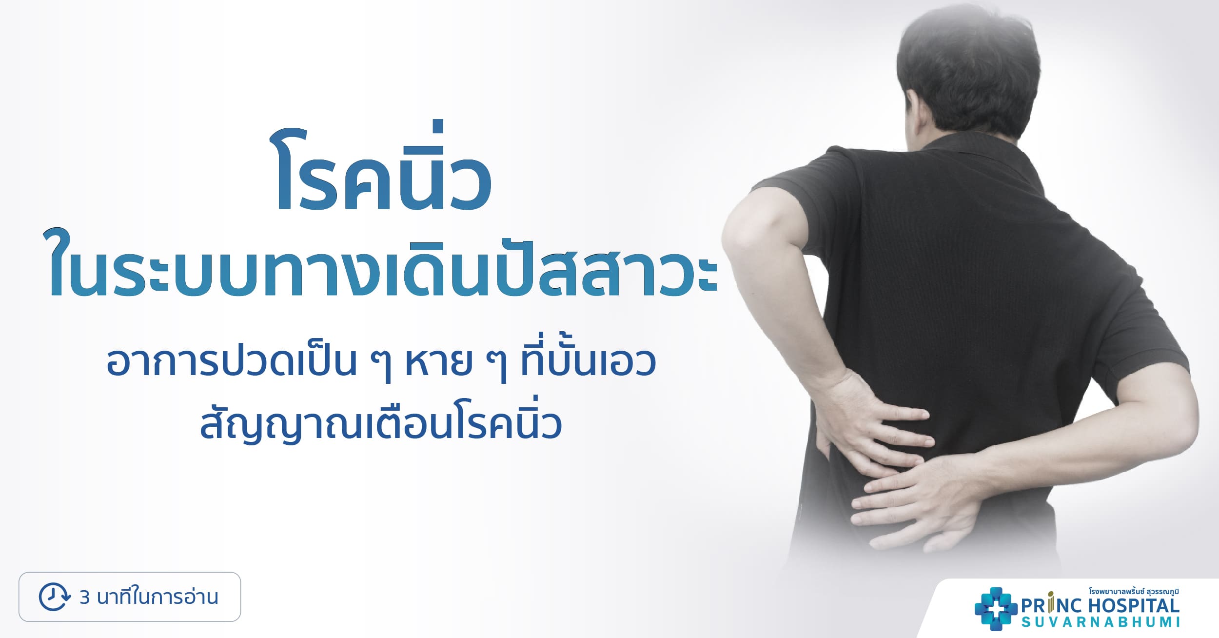 นิ่วในระบบทางเดินปัสสาวะ โรงพยาบาลพริ้นซ์ สุวรรณภูมิ
