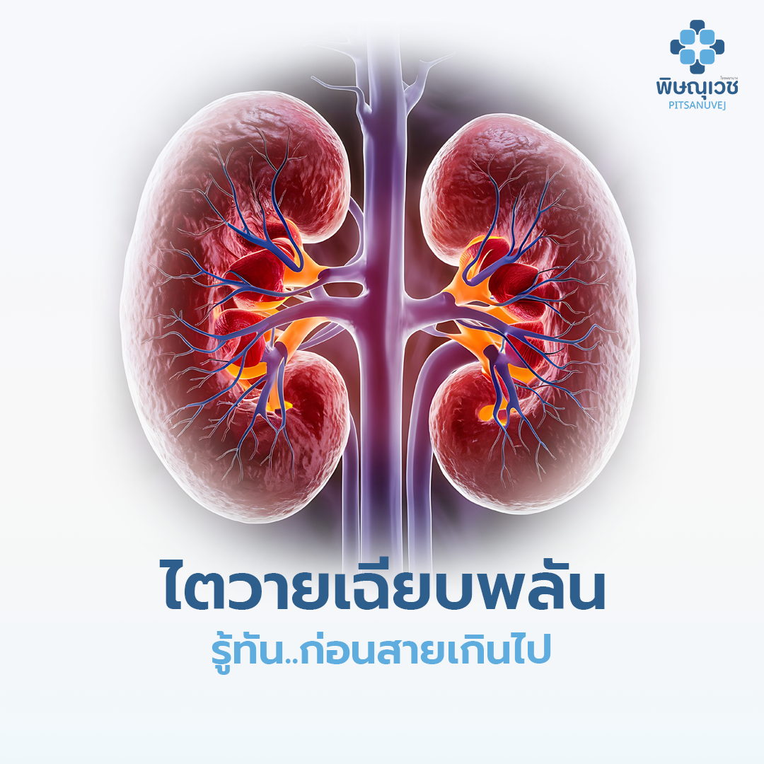ไตวายเฉียบพลัน (Acute Kidney Injury) รู้ทันก่อนสายเกินไป