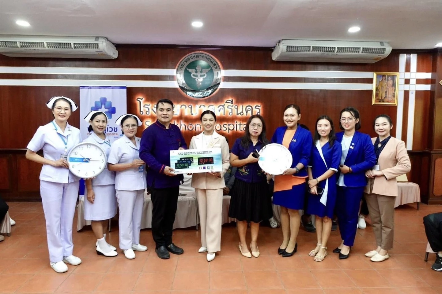 พิษณุเวช มุ่งมั่นร่วมมือยกระดับมาตรฐานการบริการสู่ความเป็นเลิศเพื่อประชาชนจับมือกับโรงพยาบาลศรีนคร จังหวัดสุโขทัย