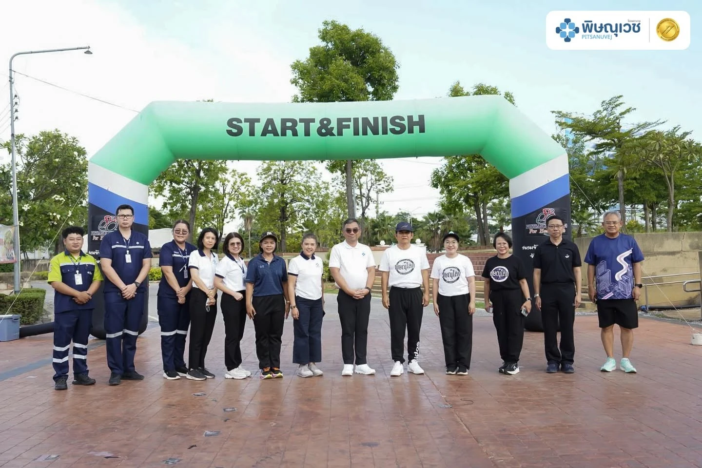 โรงพยาบาลพิษณุเวช สนับสนุนกิจกรรมสุขภาพชุมชน ผู้ว่าฯ พาออกกำลังกาย Phitsanulok Fit & Firm 2026