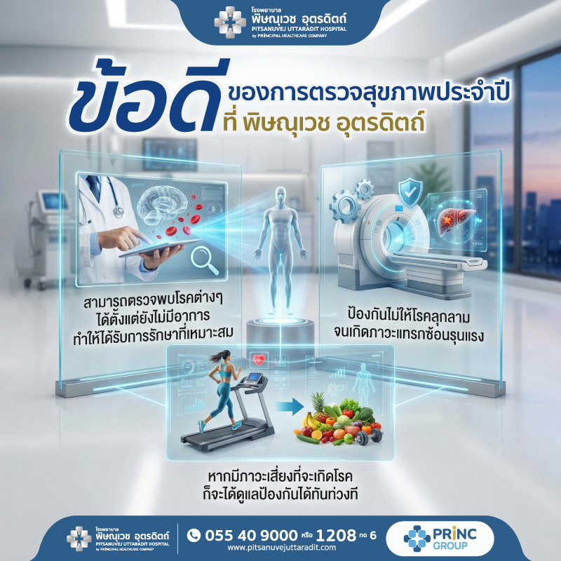 รู้ก่อนรักษาง่ายกว่า! 3 ข้อดีของการตรวจสุขภาพประจำปี ที่คุณไม่ควรละเลย